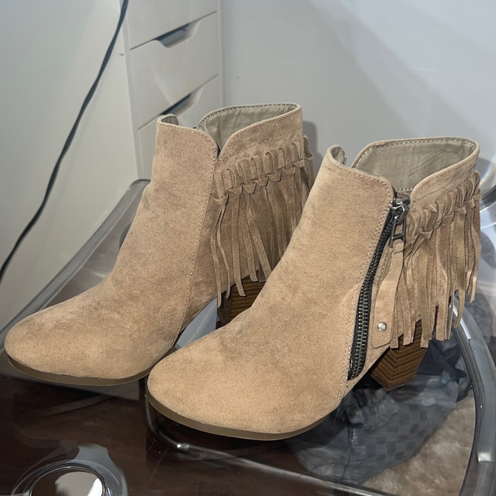Tan Booties